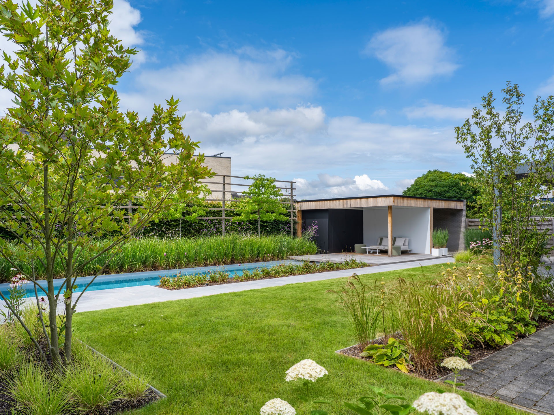 Architectuur en groen perfect op elkaar afgestemd