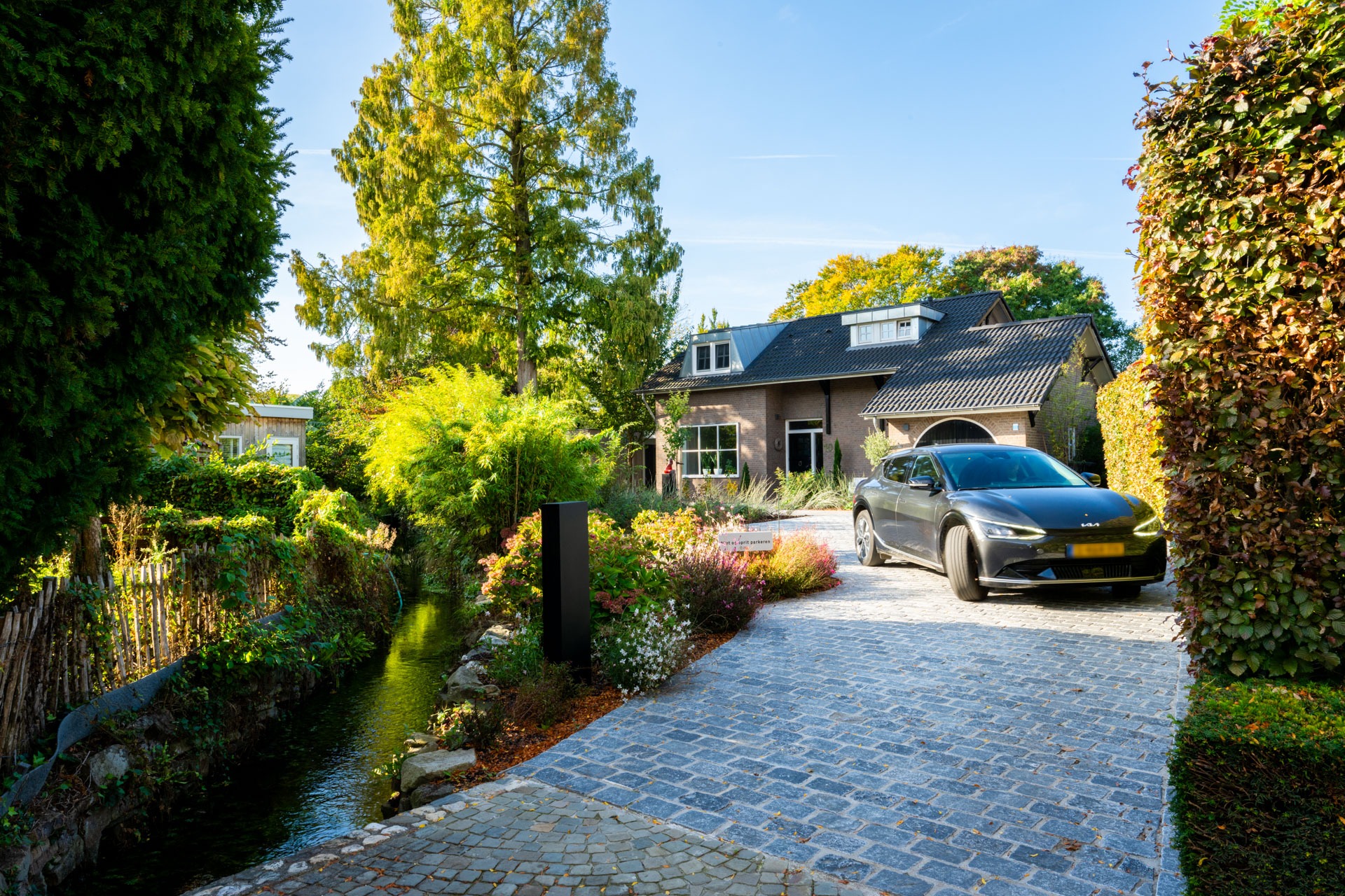 Tijdloze elegantie in blauwe kasseien